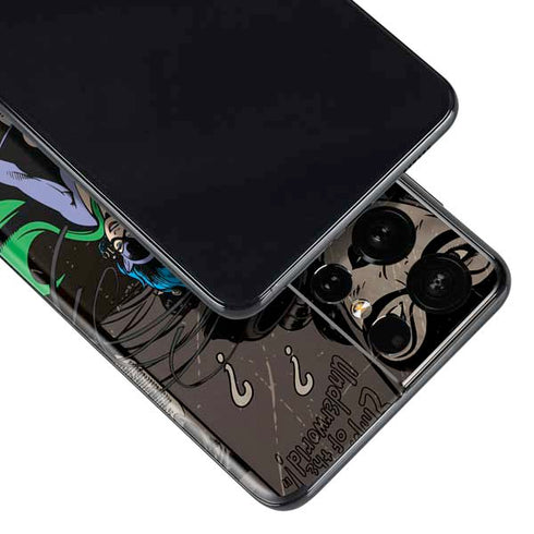 DC Comics Catwoman Vintage Action Pose Pattern Galaxy S21 Ultra 5G Skin